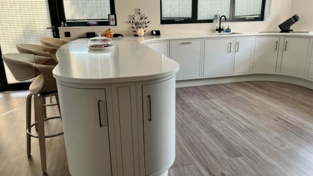Bespoke Curved Kitchen 1