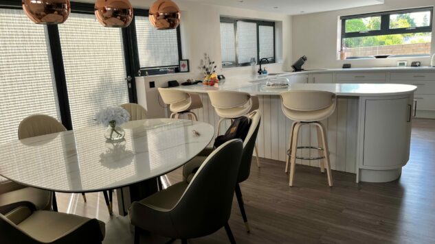 Bespoke Curved Kitchen 2